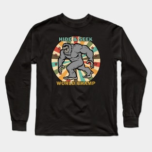 Vintage Bigfoot Long Sleeve T-Shirt